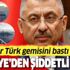 Son dakika: Cumhurbaşkanı Yardımcısı Fuat Oktay İrini Harekatı'nda Türk gemisine yapılan baskına tepki gösterdi