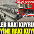 1970’ler rakı kuyruğu ve 2021 yine rakı kuyruğu. 50 yıl sonra aynı şey 1970’ler rakı kuyruğu ve 2021 yine rakı kuyruğu. 50 yıl sonra aynı şey