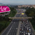 Bayram tatili öncesinde trafik yoğunluğu