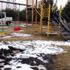 Edirne'de çocuk oyun parkları ve banklar yakıldı