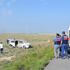 Aksaray'da minibüs şarampole devrildi: 10 yaralı