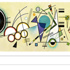 Google'dan Wassily Kandinsky Doodle'ı Google'dan Wassily Kandinsky Doodle'ı