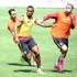 Galatasaray'dan neşeli idman