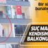 Suç makinesi kendisini evinin balkonuna astı Suç makinesi kendisini evinin balkonuna astı