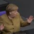 Almanya Başbakanı Angela Merkel'in maske telaşı kamerada