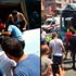 Araçta sıkışan sürücüyü kurtarmak için seferber oldular