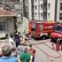 Alibeyköy'de dairede yangın, üst kattakiler mahsur kaldı
