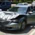Zırhlı özel hareket aracına çarpan otomobilde büyük hasar meydana geldi Zırhlı özel hareket aracına çarpan otomobilde büyük hasar meydana geldi