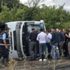 Bayram tatili için yola çıktıkları midibüs takla attı: 19 yaralı