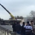 Ankara yolu trafiğe kapandı Ankara yolu trafiğe kapandı