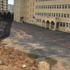 İstanbul'da istinat duvarı okul bahçesine devrildi İstanbul'da istinat duvarı okul bahçesine devrildi