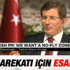 Başbakan Davutoğlu'ndan kara harekatı açıklaması