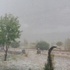Bayburt'a dolu yağdı