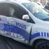 Tramvay, polis aracına çarptı