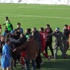 Amatör Maçta Saha Karıştı, 1 Futbolcu Yaralandı