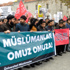 Beyazıt'ta "Üniversiteli Müslümanlar"ın eylemine havai fişek atıldı