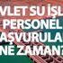 Devlet Su İşleri personel başvuruları ne zaman? (İşte DSİ başvuru şartları)