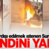 Sınırdışı edilmek istenen Suriyeli kendini yaktı Sınırdışı edilmek istenen Suriyeli kendini yaktı