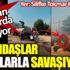 ﻿Vatandaşlar kovalarla savaşıyor. THK uçakları hangarda çürüyor