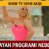 Seda Sayan programı neden yok son dakika Show TV Seda Sayan programına Rtük şoku Show tv yayın akışı Seda Sayan programı neden yok son dakika Show TV Seda Sayan programına Rtük şoku Show tv yayın akışı