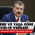 Sağlık Bakanlığı illere ve yaş gruplarına göre koronavirüs verilerini paylaştı! Türkiye koronavirüs tablosu