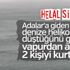 Bostancı'da düşen helikopterdekilere İDO'dakiler yardım etti