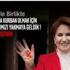 Akşener, Tuzla'dan 'hayır' diyecek Akşener, Tuzla'dan 'hayır' diyecek