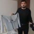 Sibirya soğukları etkili oldu, kurumaya bırakılan çamaşırlar dondu