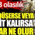 ﻿Faiz düşerse veya sabit kalırsa dolar ne olur. İşte 3 olasılık