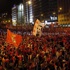 Benfica taraftarı ile polis birbirine girdi Benfica taraftarı ile polis birbirine girdi