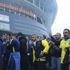 Fenerbahçeli taraftarlar stadı terk etti Fenerbahçeli taraftarlar stadı terk etti