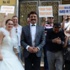 Gelin ve damat, cenaze marşı eşliğinde çıktı Gelin ve damat, cenaze marşı eşliğinde çıktı