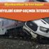 Afyonkarahisar'daki feci tren kazası kamerada! |Video