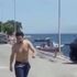 İzmir'de bir kişi kiraladığı cipi denize attı hiçbir şey olmamış gibi yoluna devam etti