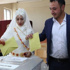 Düğünden önce sandık başına gittiler Düğünden önce sandık başına gittiler