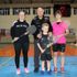 Badmintonda aile boyu başarı hedefliyorlar