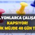Milyonlarca çalışanı kapsıyor! Büyük müjde 40 gün tatil! Milyonlarca çalışanı kapsıyor! Büyük müjde 40 gün tatil!