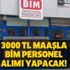 3000 TL maaşla BİM personel alımı yapacak! BİM iş ilanları başvuru şartları nelerdir? 3000 TL maaşla BİM personel alımı yapacak! BİM iş ilanları başvuru şartları nelerdir?