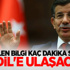 "Verilen Bilgi Kaç Dakika Sonra Kandil'e Ulaşacak?"
