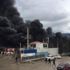 Manisa'da geri dönüşüm tesisinde yangın çıktı Manisa'da geri dönüşüm tesisinde yangın çıktı