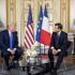 Macron ile Trump bir araya geldi Macron ile Trump bir araya geldi