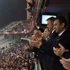 Abdullah Gül'den galibiyet pozu Abdullah Gül'den galibiyet pozu