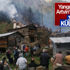 Artvin'in Yusufeli ilçesi Yüncüler köyünde yangın