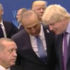 Trump, Erdoğan ile May'in sohbetine kulak kabarttı Trump, Erdoğan ile May'in sohbetine kulak kabarttı