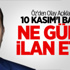 Öz'den Olay 10 Kasım Tweeti