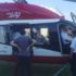 Ambulans helikopter 2 günlük bebek için havalandı