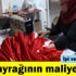 İpi, kumaşı ithal edilen Türk bayrağının maliyeti arttı İpi, kumaşı ithal edilen Türk bayrağının maliyeti arttı