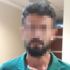 Üst geçit merdivenlerinden kadınların görüntülerini çekerken yakalandı