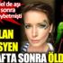 ﻿ Aşı olan müzisyen iki hafta sonra öldü. Ünlü model de aşı olduktan sonra ölmüştü