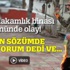 Üzerine benzin döktü ve kendini yaktı Üzerine benzin döktü ve kendini yaktı